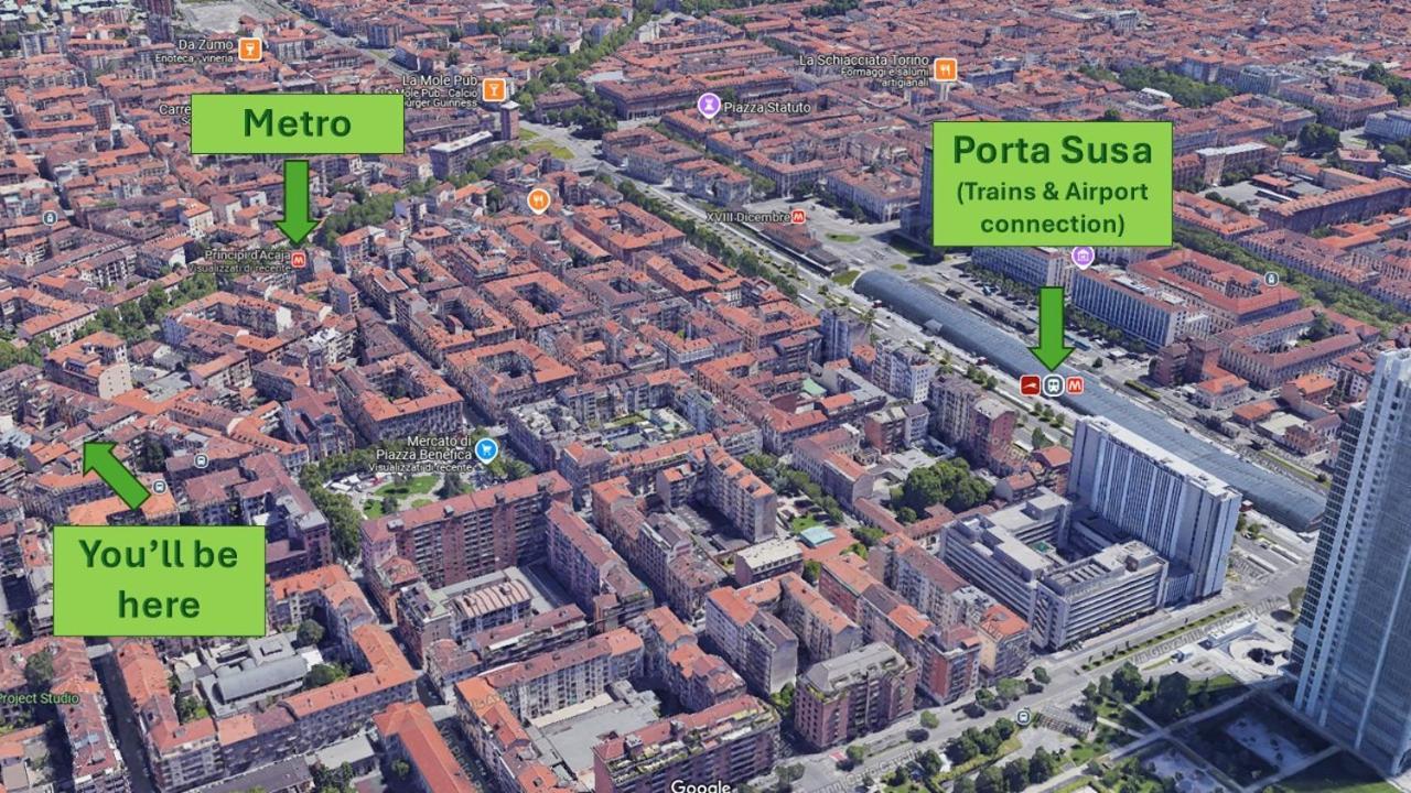 Bell'Appartamento In Cit Turin, Interamente Ristrutturato Exterior photo